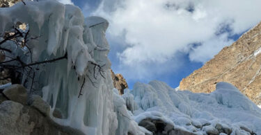 Kharmang Ice Stupa helping farmers fight climate change in Gilgit Baltistan