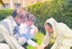 Students participating in a tree plantation drive on Earth Day 2026