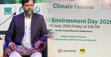 Accurate Data Essential to Protect Karachi from Climate Disasters: Muhammad Touheed
