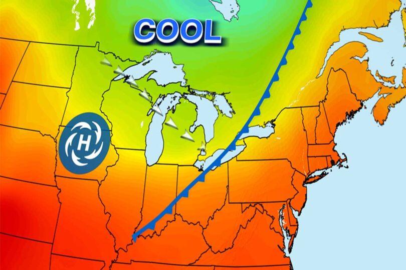 Fall Arrives, Cold Winds Sweep Across the US