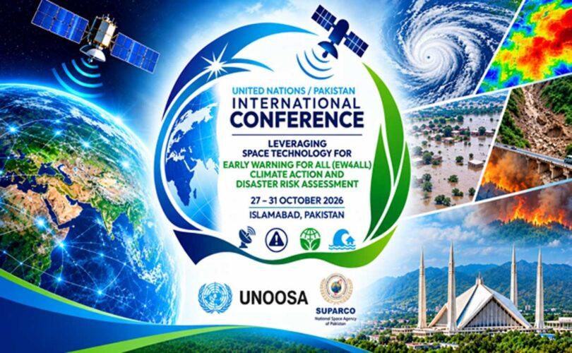 Space Technology for Early Disaster Warnings, International Conference in Islamabad